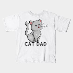 cat dad Kids T-Shirt